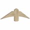 Ekena Millwork Bellingham Rough Sawn Timber Gable Bracket, Douglas Fir, 48"W x 12"H x 2"D x 6"F, 6/12 Pitch GBW048X12X0206BEL00RDF - alternate 4
